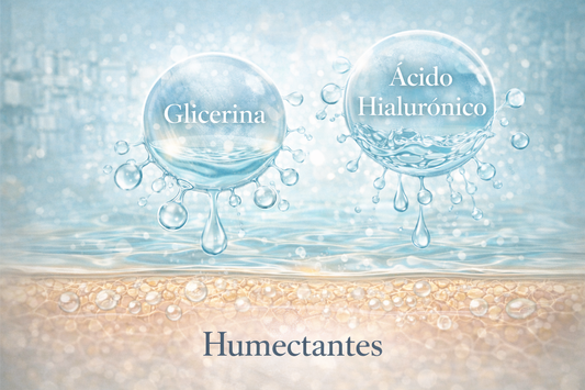 Humectantes vs hidratación