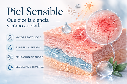 Qué dice la ciencia sobre la piel sensible