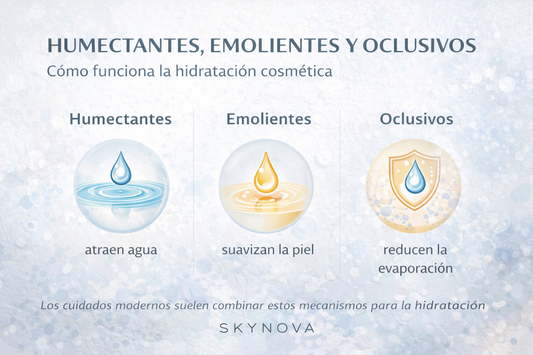 Humectantes, emolientes y oclusivos
