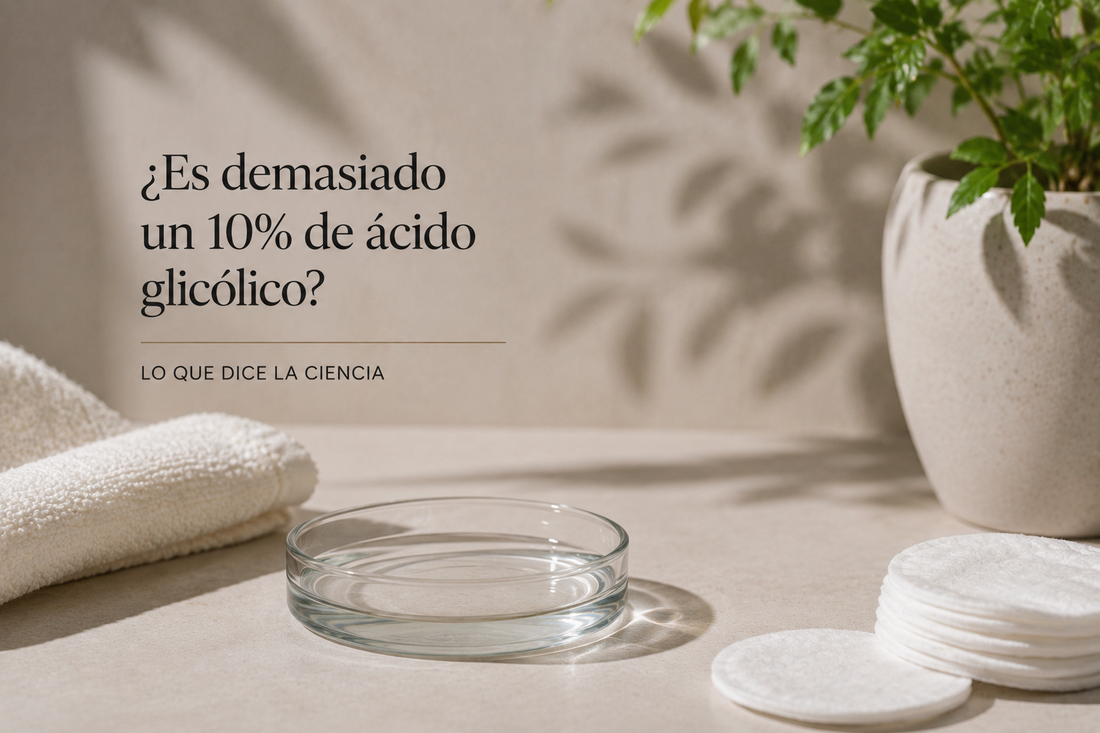 ¿Es demasiado un 10% de ácido glicólico? Lo que dice la ciencia