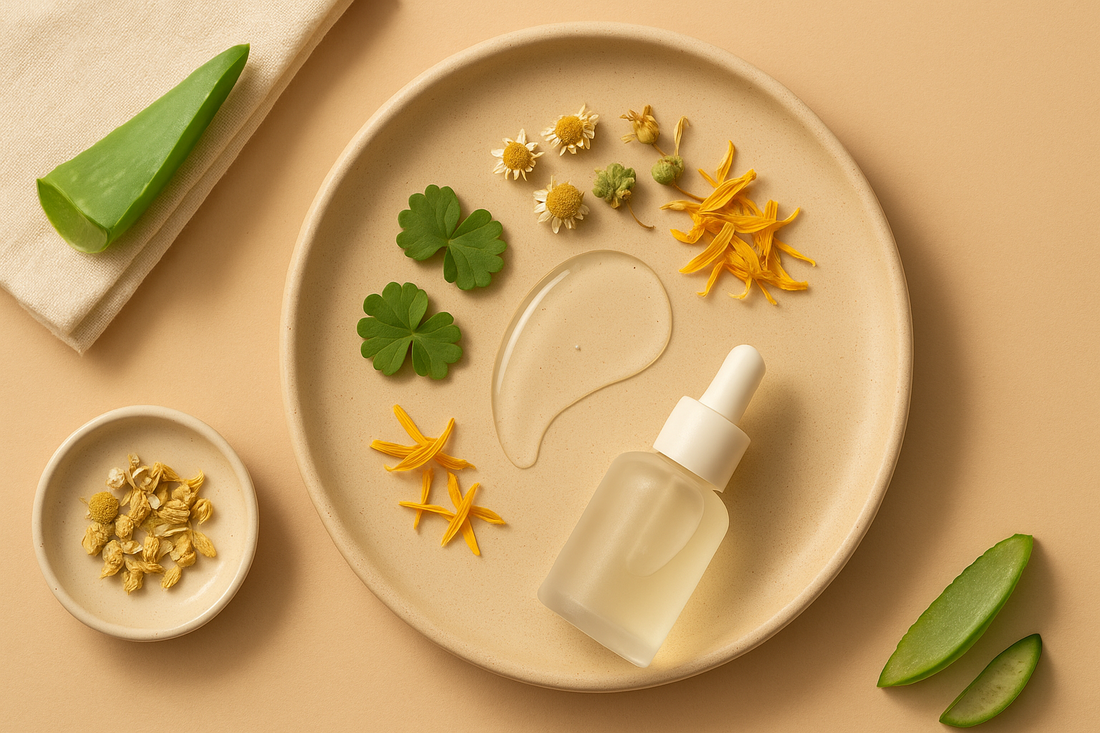 Cosmética vegana para piel sensible: ciencia botánica que calma y fortalece